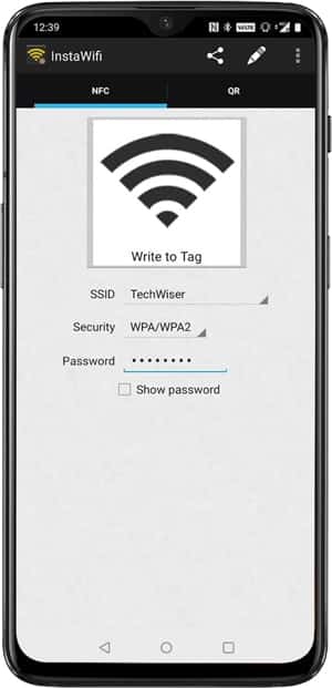 صورة لـ أفضل تطبيقات Android لاستخدام علامات NFC بإمكاناتها الكاملة | Insta-wifi-min-DzTechs