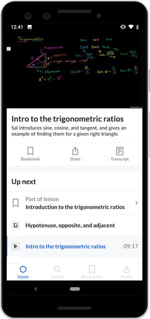 صورة لـ أفضل التطبيقات لتعلم الرياضيات لنظامي Android و iOS | Khan-academy-min-DzTechs