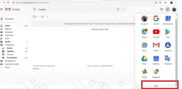 صورة لـ برنامج Google Classroom التعليمي: مُقدمة شاملة | Path-to-Google-classroom-from-Gmail-min-DzTechs