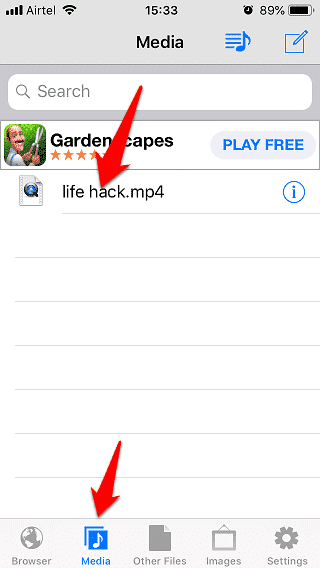 صورة لـ 5 طرق لتنزيل مقاطع فيديو Facebook في معرض الكاميرا على iPhone / iPad | Save-Facebook-Videos-to-Camera-Roll-on-iPhone-5-min-DzTechs