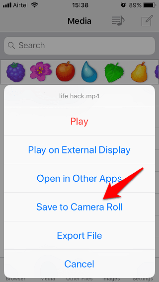 صورة لـ 5 طرق لتنزيل مقاطع فيديو Facebook في معرض الكاميرا على iPhone / iPad | Save-Facebook-Videos-to-Camera-Roll-on-iPhone-6-min-DzTechs