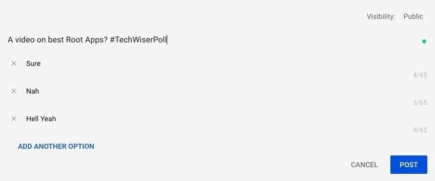 صورة لـ كيفية إجراء استطلاع رأي على قناة YouTube الخاصة بك | Screen-Shot-2019-06-15-at-12.27.21-PM-min-min-DzTechs