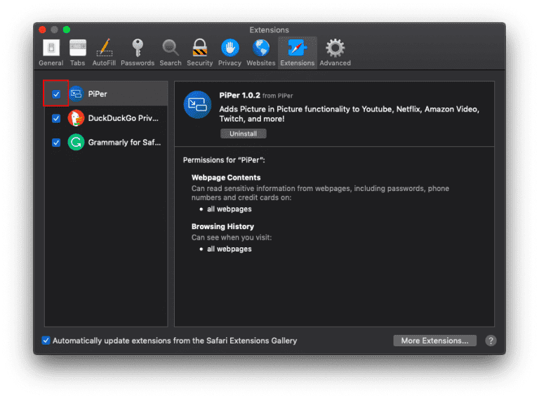 صورة لـ كيفية الحصول على وضع صورة في صورة (PIP) على MacOS | Screenshot-2019-06-26-at-4.52.29-PM-768x568-min-DzTechs