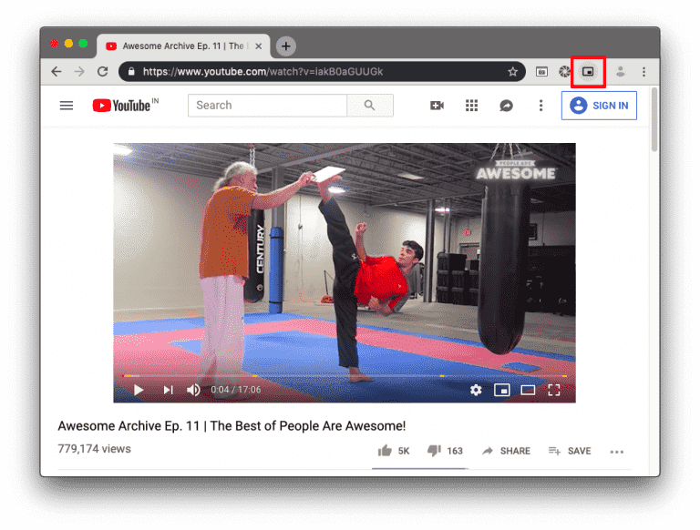 صورة لـ كيفية الحصول على وضع صورة في صورة (PIP) على MacOS | Screenshot-2019-06-26-at-6.11.14-PM-768x582-min-DzTechs