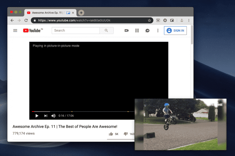 صورة لـ كيفية الحصول على وضع صورة في صورة (PIP) على MacOS | Screenshot-2019-06-26-at-6.13.23-PM-768x512-min-DzTechs