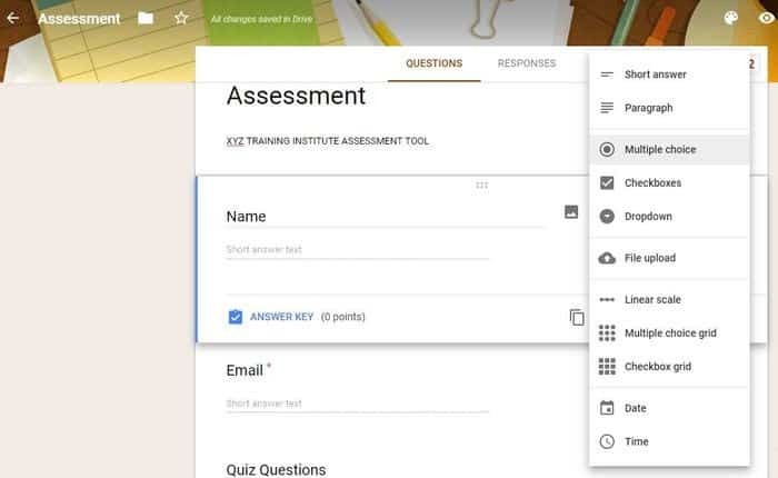 صورة لـ 7 طرق للاستفادة من Google Forms | XX-Ways-Use-Google-Forms-Assessment-answers-min-DzTechs