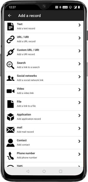 صورة لـ أفضل تطبيقات Android لاستخدام علامات NFC بإمكاناتها الكاملة | add-a-record-min-DzTechs