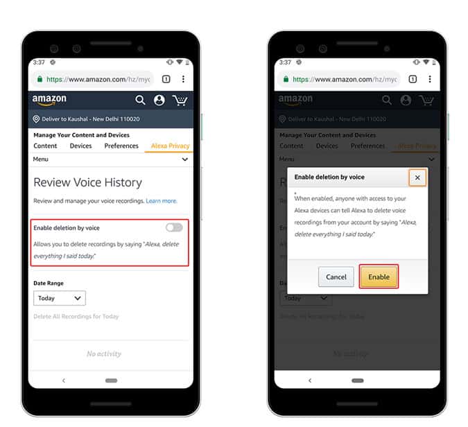صورة لـ كيفية حذف التسجيلات الصوتية من Google Assistant ، Alexa و Siri؟ | ama-3-min-DzTechs