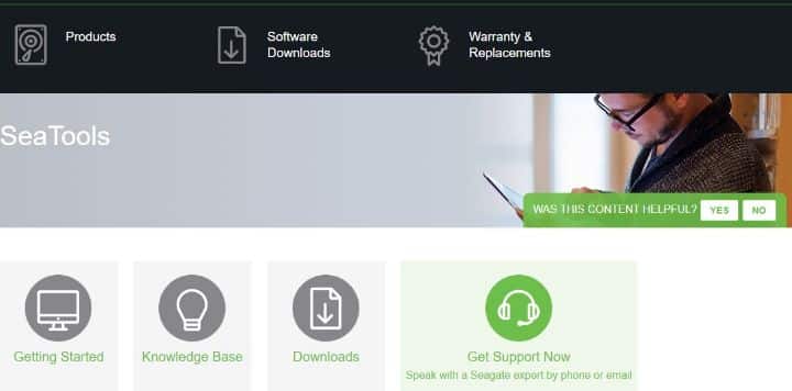 صورة لـ 4 أدوات مجانية ومفيدة لفحص وإصلاح القطاعات التالفة على محركات الأقراص SSD | bad-sector-software-seatools-min-DzTechs