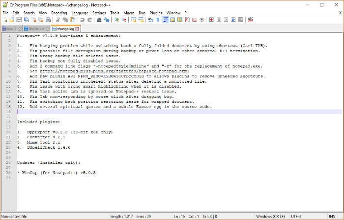 صورة لـ أفضل 9 تطبيقات محمولة للويندوز تحتاجها بجانبك دومًا في الفلاش ديسك | best-open-source-software-notepad-min-DzTechs