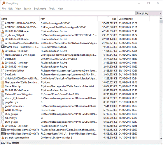 صورة لـ أفضل 9 تطبيقات محمولة للويندوز تحتاجها بجانبك دومًا في الفلاش ديسك | best-portable-apps-windows-search-everything-min-DzTechs