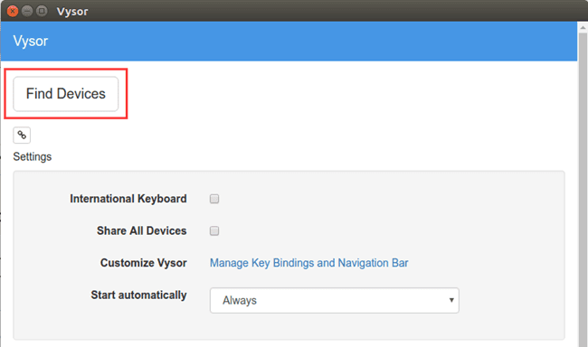صورة لـ كيفية عرض شاشة Android على جهاز كمبيوتر يعمل بنظام Linux | cast-Android-screen-to-linux-click-find-devices-min-DzTechs
