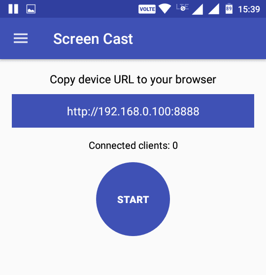 صورة لـ كيفية عرض شاشة Android على جهاز كمبيوتر يعمل بنظام Linux | cast-Android-screen-to-linux-click-start-min-DzTechs