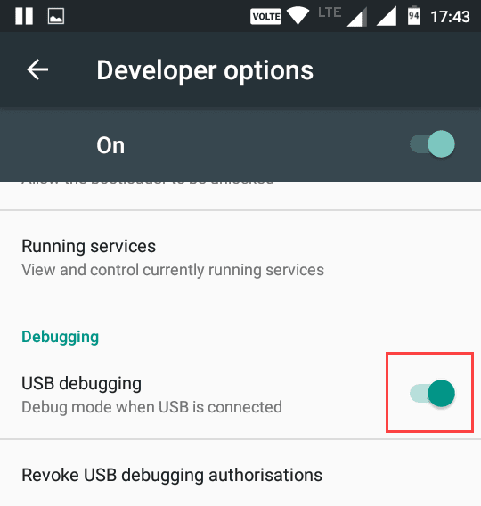 صورة لـ كيفية عرض شاشة Android على جهاز كمبيوتر يعمل بنظام Linux | cast-Android-screen-to-linux-enable-usb-debugging-min-DzTechs