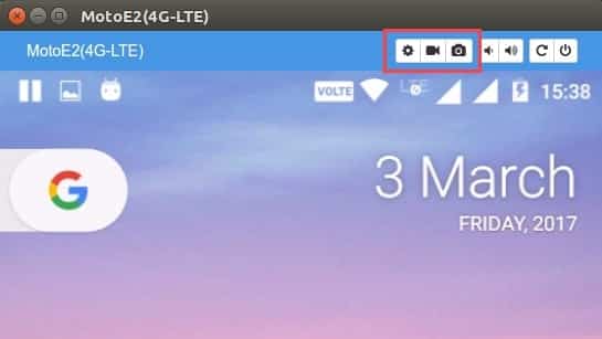 صورة لـ كيفية عرض شاشة Android على جهاز كمبيوتر يعمل بنظام Linux | cast-Android-screen-to-linux-vysor-settings-and-video-buttons-min-DzTechs