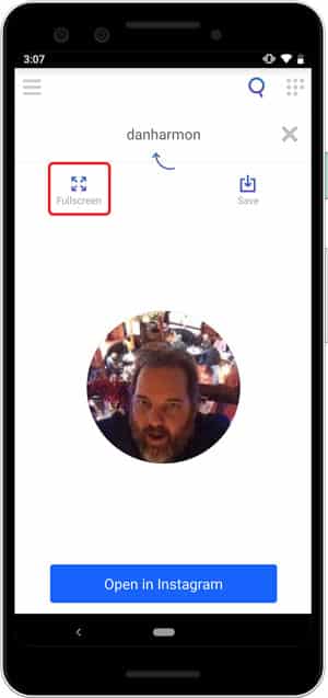 صورة لـ كيفية تكبير صورة الملف الشخصي في Instagram للتعرف على الغرباء الذين يتابعونك | dan-min-DzTechs