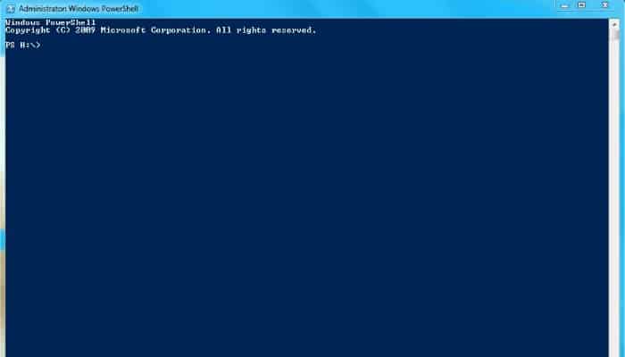صورة لـ كيفية تهيئة محرك الأقراص إلى FAT32 في Windows 10 | fat32-powershell-start.jpg-min-DzTechs
