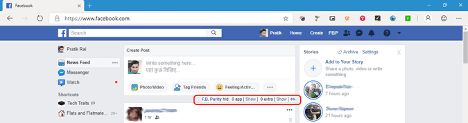 صورة لـ 25+ من أفضل إضافات Microsoft Edge المستوحاة من Chrome | fb-purity-min-DzTechs