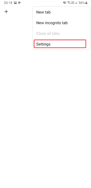 صورة لـ متصفح Chrome على Android يدعم الوضع المظلم | go-to-settings-min-DzTechs