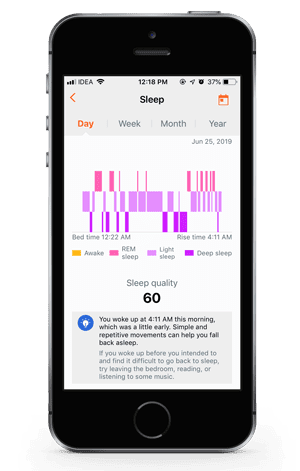 صورة لـ Honor Band 4 مقابل Mi Band 4 – مقارنة بعيدا عن المواصفات! | honor-band4-sleep-min-DzTechs