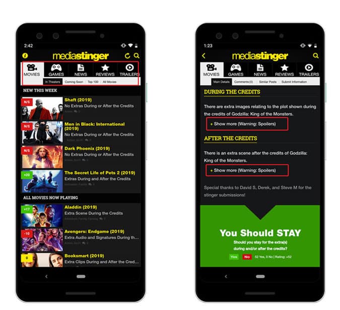 صورة لـ كيف تتحقق مما إذا كان الفيلم يحتوي على مشهد ما بعد الائتمانات؟ | media-s1-min-DzTechs