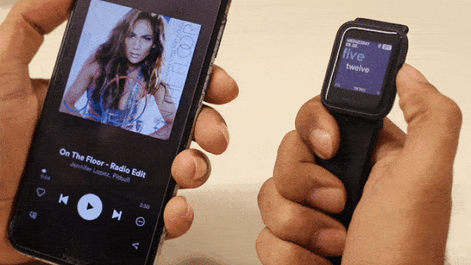 صورة لـ كيفية التحكم في الكاميرا ومشغل الموسيقى مع Amazfit Bip | music-player-DzTechs