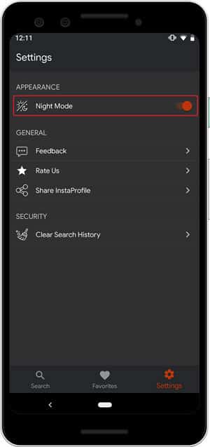 صورة لـ كيفية تكبير صورة الملف الشخصي في Instagram للتعرف على الغرباء الذين يتابعونك | night-mode-min-DzTechs