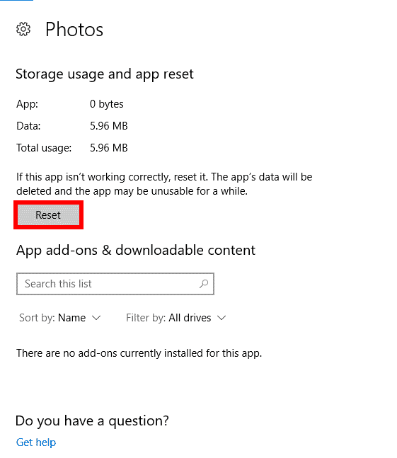 صورة لـ تطبيق Windows Photos لا يعمل في Windows 10؟ هنا بعض الإصلاحات | photos-app-not-working-fix-reset-min-DzTechs
