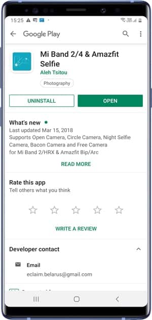 صورة لـ كيف يمكنك استخدام Mi Band 4 للتحكم في كاميرا Android | play-store-min-DzTechs