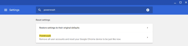 صورة لـ كيفية إعادة تعيين أو عمل Powerwash لجهاز Chromebook | powerwash-chromebook-powerwash-min-DzTechs