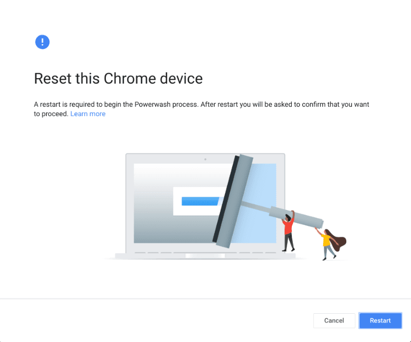 صورة لـ كيفية إعادة تعيين أو عمل Powerwash لجهاز Chromebook | powerwash-chromebook-reset-from-login-min-DzTechs