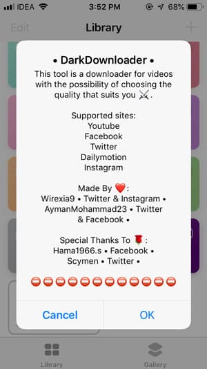 صورة لـ 5 طرق لتنزيل مقاطع فيديو Facebook في معرض الكاميرا على iPhone / iPad | shortcut-running-min-DzTechs
