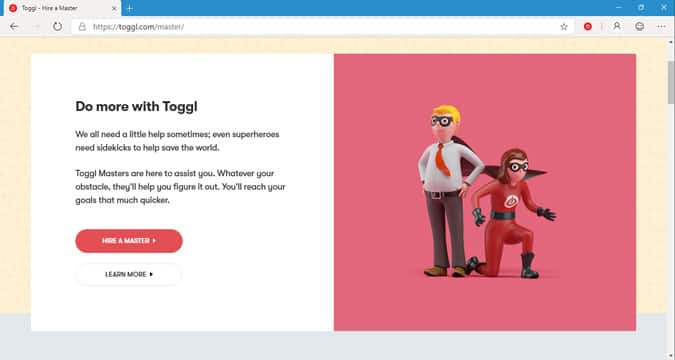 صورة لـ 25+ من أفضل إضافات Microsoft Edge المستوحاة من Chrome | toggl-min-DzTechs