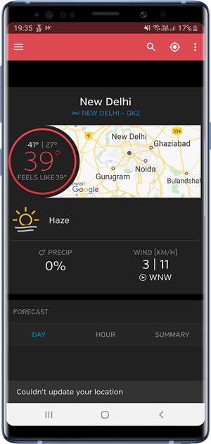 صورة لـ مجموعة تطبيقات Android التي تحتوي على الوضع المظلم (+20 تطبيق) | weather-underground-min-DzTechs