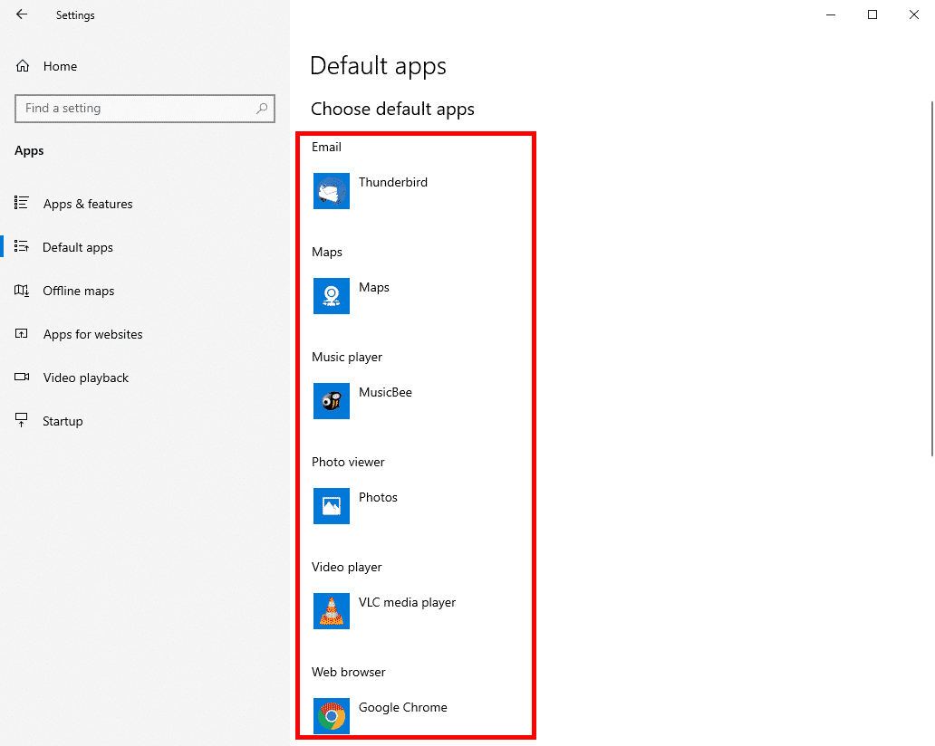 صورة لـ 7 إعدادات يجب عليك تحسينها بعد تثبيت Windows 10 | win10-options-to-manage-default-apps-DzTechs