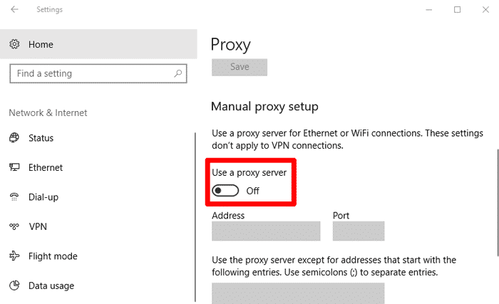 صورة لـ تطبيق Windows Store لا يعمل؟ إليك كيفية إصلاحه | windows-store-not-working-turn-off-proxy-min-DzTechs