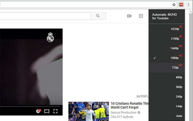 صورة لـ أفضل إضافات Chrome لـ YouTube للمُنشئين والمستخدمين المحترفين | youtube-extension-06-auto-hd-min-DzTechs