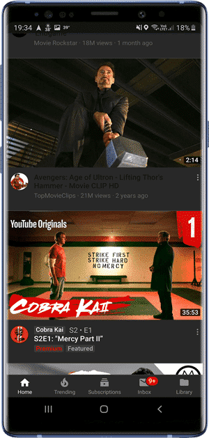 صورة لـ مجموعة تطبيقات Android التي تحتوي على الوضع المظلم (+20 تطبيق) | youtube-min-DzTechs