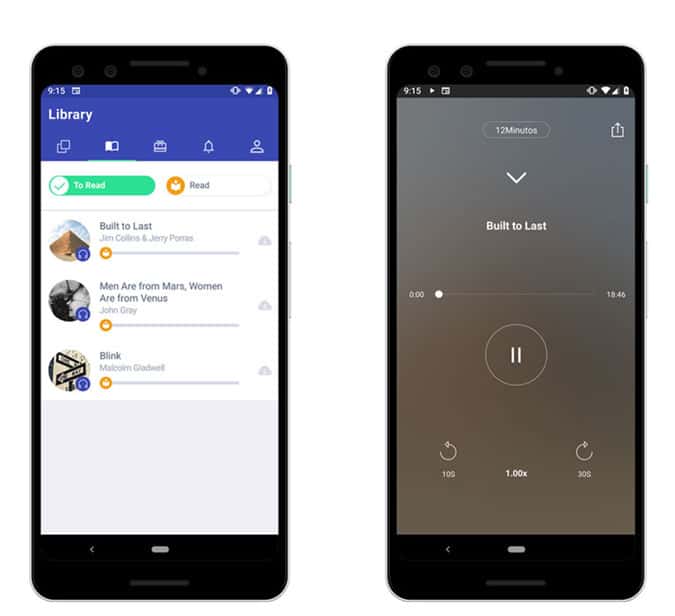 صورة لـ أفضل البدائل لـ blinkist لقراءة المزيد من الكتب هذا العام على Android و iOS | 12mi-min-DzTechs