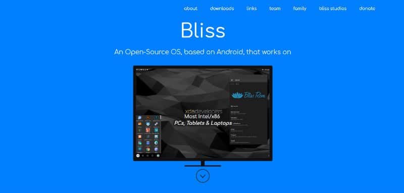 صورة لـ المشروعات الرائعة التي تتيح لك تشغيل Android على جهاز الكمبيوتر | 6-Android-Projects-Android-to-PC-Bliss-OS-min-DzTechs