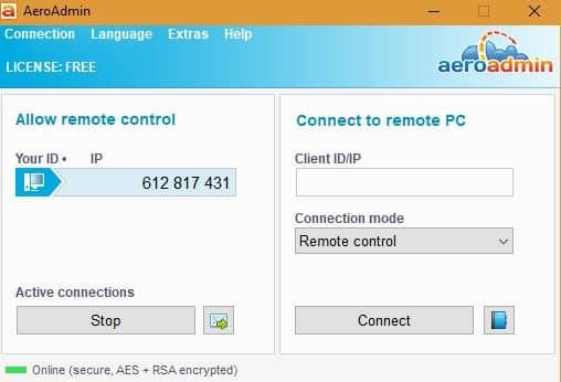 صورة لـ طرق سهلة وسريعة لإرسال ومشاركة الملفات الكبيرة عبر الإنترنت | AeroAdmin-remote-PC-install-min-DzTechs