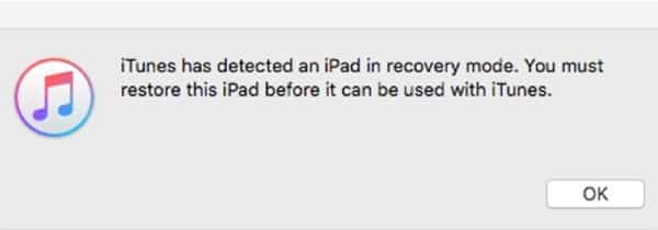 صورة لـ كيفية وضع iPhone/iPad الخاص بك في وضع DFU لاسترداد | DFU-Mode-iTunes-Error-min-DzTechs