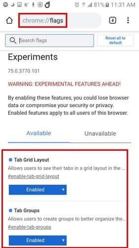 صورة لـ كيفية إنشاء مجموعات من علامات التبويب في Chrome لنظام Android | Flags-Start-min-DzTechs