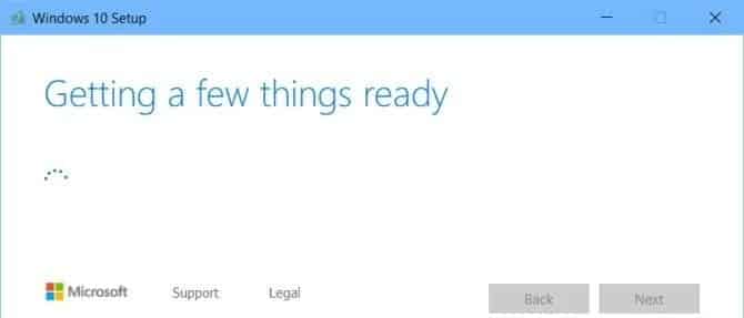 صورة لـ أداة إنشاء وسائط Windows 10 للترقية إلى الإصدار 1903 | Getting-a-few-things-ready-670x287-min-DzTechs