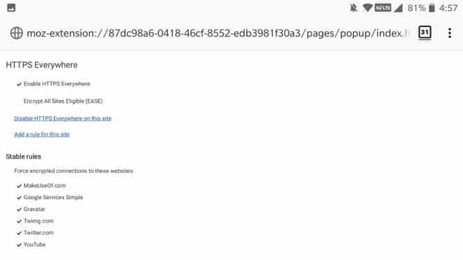 صورة لـ أفضل الوظائف الإضافية لـ Firefox لنظام Android | HTTPS-Everywhere-Firefox-Android-min-DzTechs