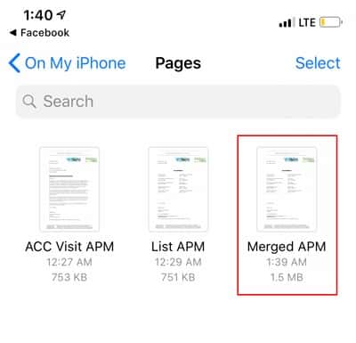 صورة لـ كيفية دمج ملفات PDF متعددة بشكل مجاني على الـ iPhone و iPad | Merge-PDF-Files-Final-File-min-DzTechs