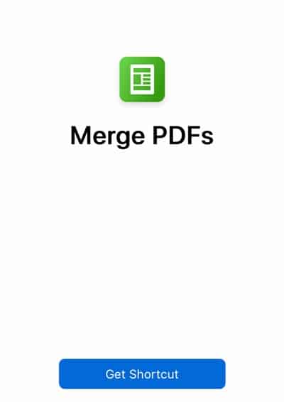 صورة لـ كيفية دمج ملفات PDF متعددة بشكل مجاني على الـ iPhone و iPad | Merge-PDF-Files-iOS-Install-Shortcut-min-DzTechs