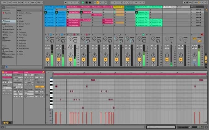 صورة لـ أفضل بدائل Garageband لـ Windows لإنتاج الموسيقى | ableton-min-DzTechs