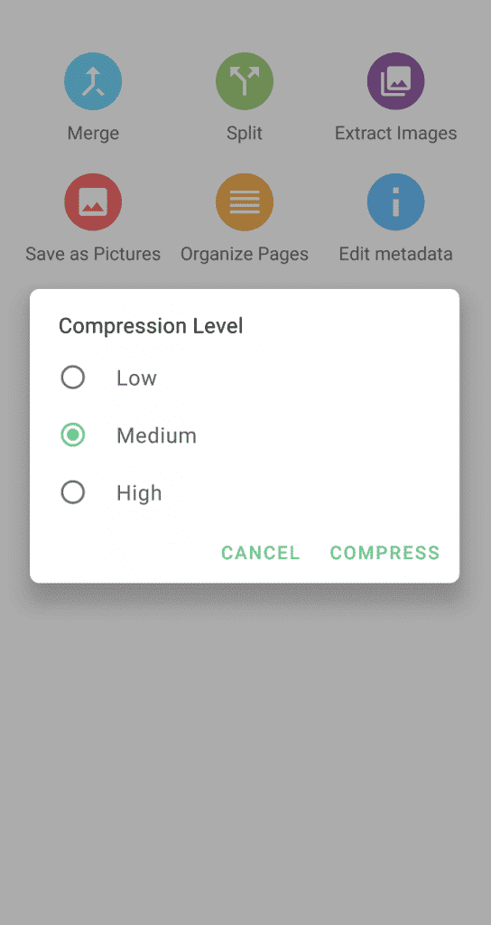 صورة لـ أفضل تطبيقات ضغط ملفات PDF على Android لتقليل حجم PDF | allpdf-544x1024-min-DzTechs