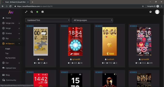 صورة لـ كيفية إضافة وجوه ساعة مخصصة على Mi Band 4 ؟ | amazfit-bip-watch-face-min-DzTechs